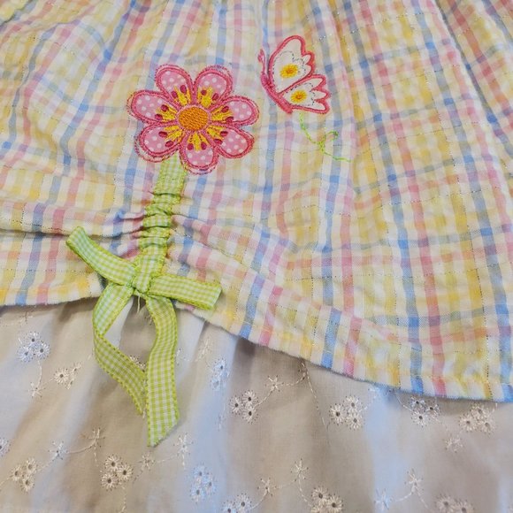 Toddler Girls Spring Floral Dress Size 24 Months Cotton Dress Youngland Kids - Picture 2 of 11